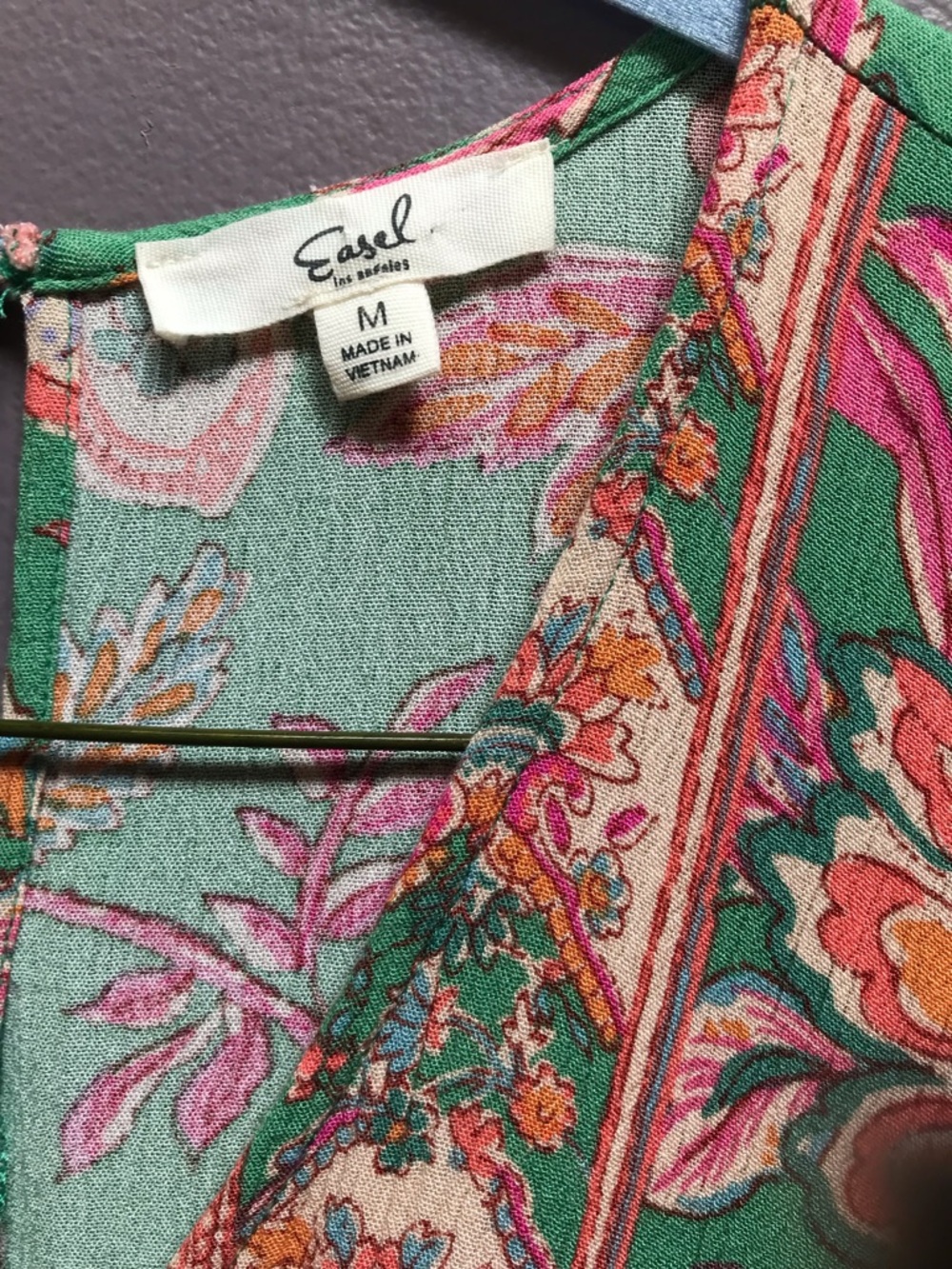 Easel Dreamy Doll Boho Mini Dress Sz M - Picture 6 of 7